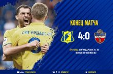 Rossiya chempionati. "Rostov" yirik g'alabaga erishdi, SHomurodov zaxiradan maydonga tushdi