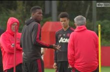 Mourinyu mashg'ulotda Pogba bilan bo'lgan kelishmovchilikka izoh berdi