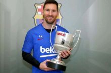 Messi "Pichichi" va "Alfredo Di Stefano" sovrinlarini qabul qilib oldi