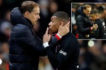 Mbappe zaxiraga olingani uchun murabbiydan ranjidi. O'yindan keyin Tuxelning jahli chiqdi