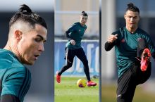 Ronaldu tug'ilgan kunida ham “Yuventus” mashg'ulotlarida ishtirok etdi