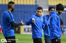 Aziz G'aniev hamda "SHabab Al-Ahli" "Paxtakor" stadionida o'yinoldi rasmiy mashg'ulotini o'tkazdi GALEREYA