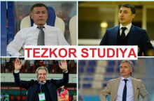 Eng quvnoq "Tezkor studiya". Mehmonlar Vadim Abramov, Mirjalol Qosimov, SHota Arveladze va Andrey Kanchelskis 