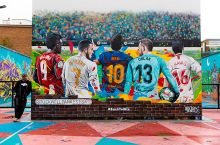 La Liga qaytish sharafiga butun dunyo bo'ylab graffiti tashkil qildi: Benzema - Qobulda, Messi - Balida, Grizmann esa Parijda