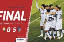 LaLiga. "Osasuna" - "Atletiko Madrid" 0:5