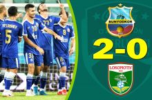"Bunyodkor" - "Lokomotiv" 2:0. Barcha gollar va xavfli vaziyatlarni tomosha qiling