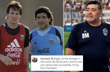Messi Maradonaga: “Seni iloji boricha tezroq sog'ayishingni istayman”
