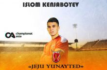 Breaking: "CHeju Yunayted" Islom Kenjaboev bilan xayrlashdi