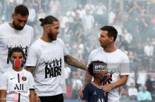 PSJ Messi, Ramos, Donnarumma, Veynaldum va Xakimini "Park de Prens"da tanishtirdi
