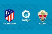 La Liga. "Atletiko" – "Elche": Suares asosiy tarkibda emas