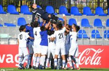 U-14 chempionati. "Xorazm" penaltilar seriyasiga ko'ra "Paxtakor"ni mag'lub etib, finalga chiqqan bahsdan GALEREYA