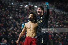 Alisson: "Saloh "Oltin to'p"ga munosib. U barqaror o'ynamoqda va rekordlarni urib tashlayapti"