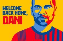 Rasman: Dani Alves "Barselona"ga qaytdi