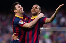 Alves: "Agar Messi faoliyatini "Barselona"da yakunlasa ajoyib bo'lardi"