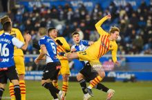 La Liga. "Barselona" so'nggi daqiqalarda urilgan gol evaziga "Alaves"ni mag'lub etdi