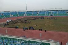 Farg'ona shahridagi "Istiqlol" stadionida tamirlash ishlari olib borilmoqda