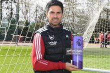 Mikel Arteta APLning mart oyidagi eng yaxshi murabbiyi bo'ldi