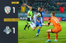 Superliga. "So'g'diyona" bir kishi kam bo'lib "Olimpik" bilan durang o'ynadi