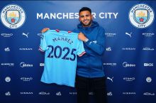 Rasman: Riyad Maxrez "Manchester Siti" bilan shartnomasini uzaytirdi