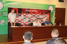 “Bunyodkor” futbol klubi prezidenti Mehriddin Abdullaev jamoa azolari bilan uchrashdi