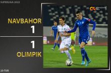 Coca Cola Superligasi. "Navbahor" - "Olimpik" 1:1. Highlights