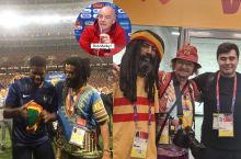 Janni Infantino Bob Marli deb atagan, 2018 yilgi Jahon chempionligini Franciya bilan stadionda nishonlagan efiopiyalik jurnalist bilan suhbat