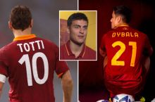 Totti Dibala haqida: "Qolganlardan ustun bo'lgan fenomen. Paulo buni gollari va o'yinlari bilan isbotlayapti"