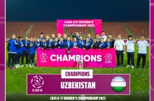 CAFA U-17 Women’s Championship 2023. Ўзбекистонлик қизлар мусобақа ғолибига айланди