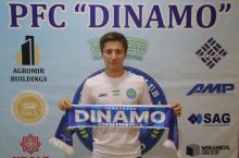 Abubakr Mo'ydinov "Dinamo" futbolchisi sifatida tanishtirildi