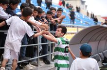 Zayniddin Tojiev boshchiligidagi "Zomin" "Qizilqum"ga munosib qarshilik ko'rsatgan o'yindan GALEREYA