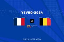 Evro-2024. Franciya - Belgiya 1:0 (Matnli translyaciya)