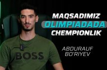 "Uzbek Talent" loyihasi #7. Abdurauf Bo'riev - Olimpiadada maqsadimiz chempionlik! 