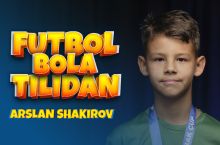 "Futbol bola tilidan" loyihasi davom etadi. Mehmonimiz - 12 yoshli Arslan SHakirov