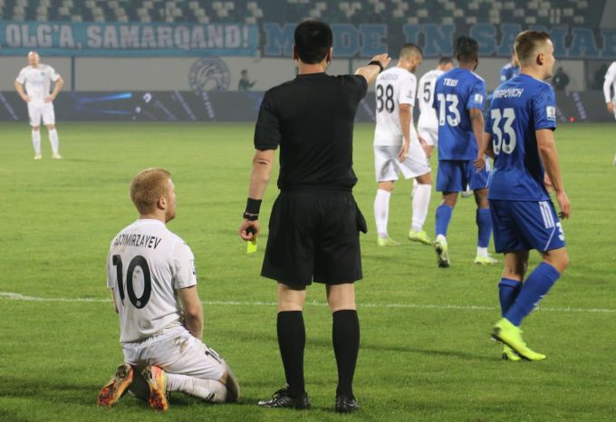 Superliga. "Navbahor" – "Dinamo" 0:0, Hojimirzaev so'nggi daqiqalarda belgilangan penaltini golga aylantira olmadi