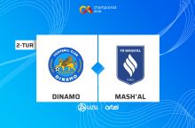 "Dinamo" "Mashal"ni minimal hisobda mag'lub etdi