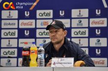 Максим Шацких: "Ҳисоб 1:0 вақтида биз иккинчи голни уришимиз керак эди"
