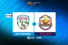 Суперлига. "Сўғдиёна" – "Қизилқум" (матнли трансляция)