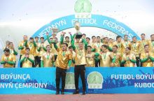 "Аркадаг" кетма-кет учинчи марта Туркманистон Кубогини қўлга киритди