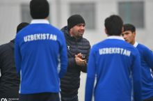 Ўзбекистон U-18 терма жамоаси машғулотидан ГАЛЕРЕЯ