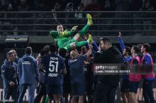 ПСЖ "Марсел"ни пенальтилар сериясида мағлуб этиб, Франция Суперкубогини қўлга киритди. Рамуш 95-дақиқада гол урди, Шевалье серияда иккита зарбани қайтарди