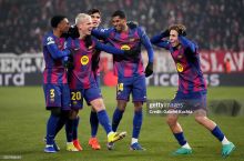 ЕЧЛ. ​"Барселона" бироз асабий ўтган ўйинда "Славия"ни мағлубиятга учратди