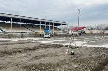 "Каттақўрғон" стадионида ишлар қизғин