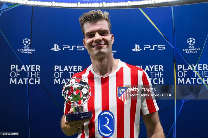 ЕЧЛ. Сёрлотнинг хет-триги "Атлетико"ни 1/8 финалга олиб чиқди