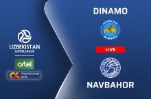 Superliga. "Dinamo" - "Navbahor" 1:2 (matnli translyaciya)