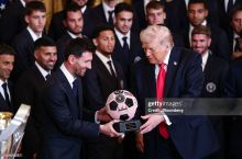 Дональд Трамп "Интер Майами" футболчилари билан учрашувда: "Месси Пеледан кучлироқ"