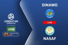 Суперлига. "Динамо" – "Насаф" 0:0 (матнли трансляция)