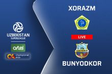 Суперлига. "Хоразм" – "Бунёдкор" 0:0 (матнли трансляция)