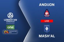 Суперлига. "Андижон" – "Машъал" (матнли трансляция)