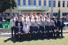 Uzbekistan Football Federation President Mirabror Usmanov Met With Junior White Wolves